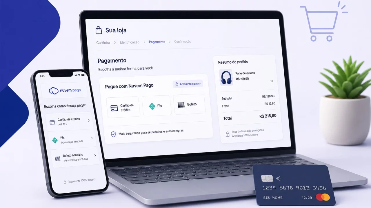Nuvem Pago no checkout da Nuvemshop: como reduzir abandono de carrinho