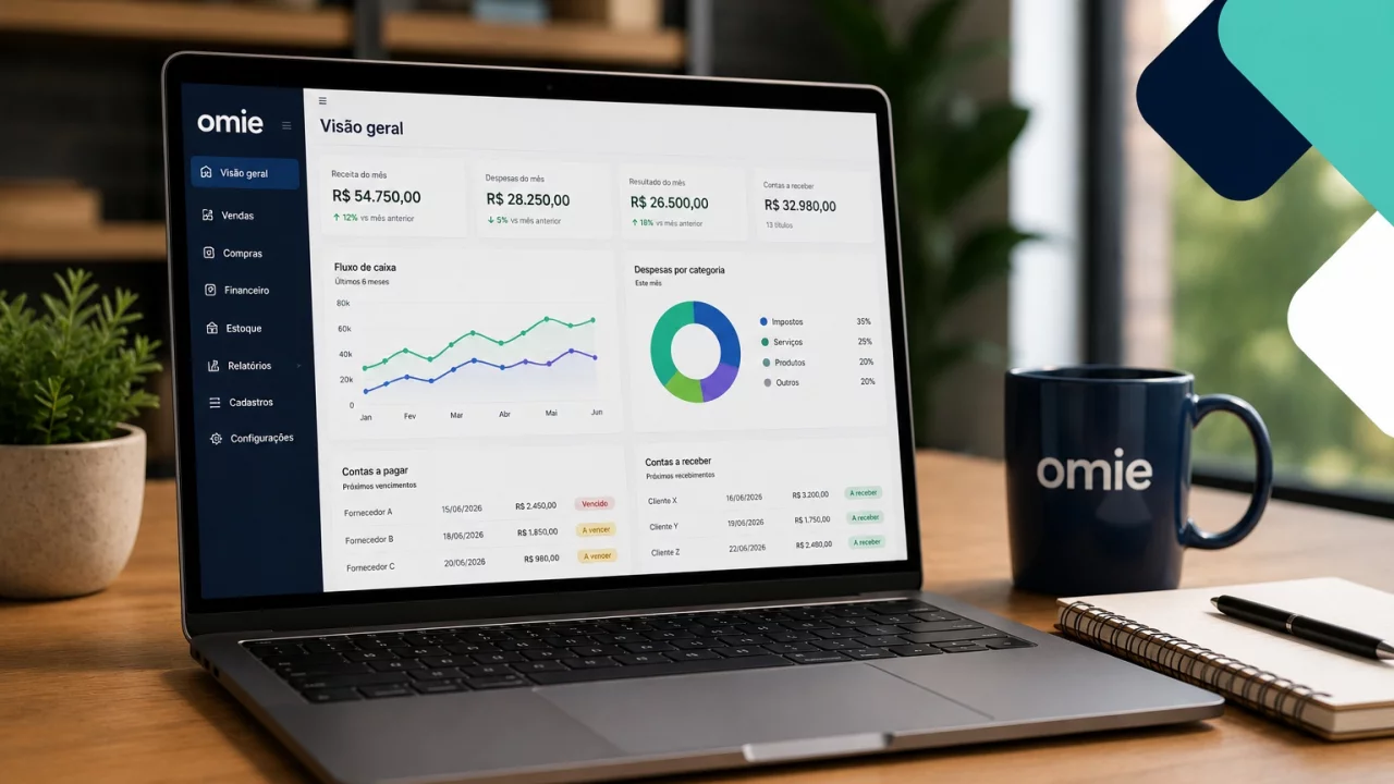 Sistema financeiro para pequena empresa: quando Omie deixa de ser custo e vira controle