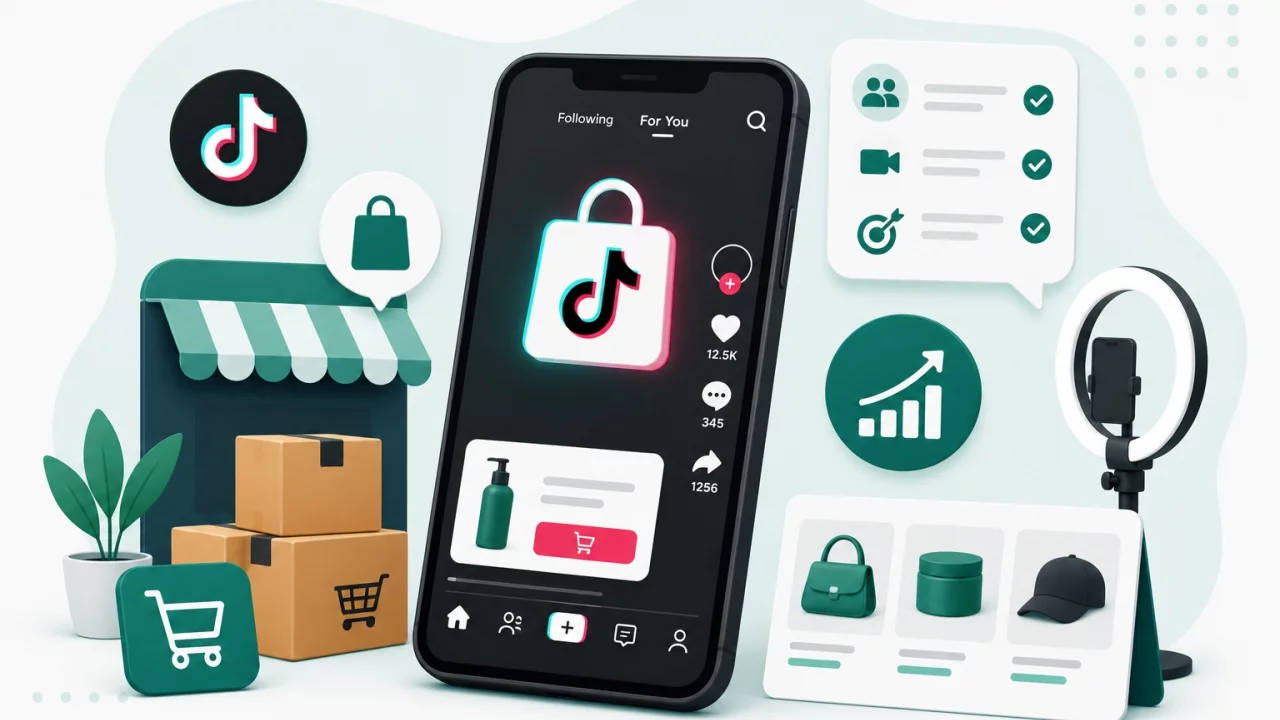 TikTok Shop para pequenos negócios: como vender sem depender só de viralizar