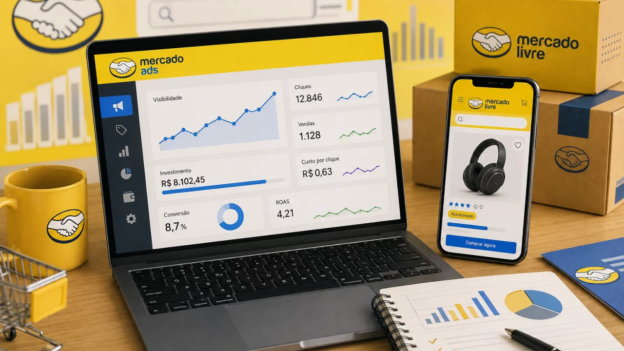Mercado Ads para vendedores do Mercado Livre: quando pagar anúncio pode aumentar vendas sem queimar 
