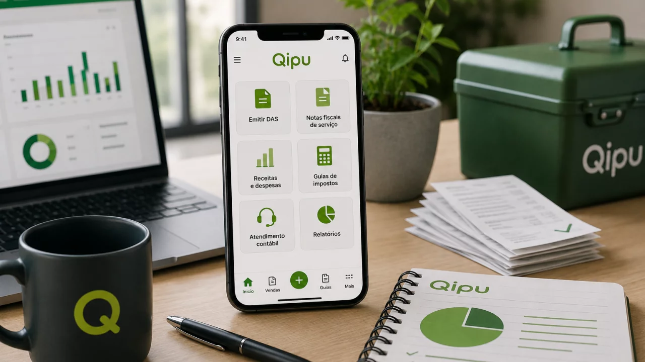 Qipu para MEI prestador de serviço: quando emitir nota e controlar guias pelo aplicativo