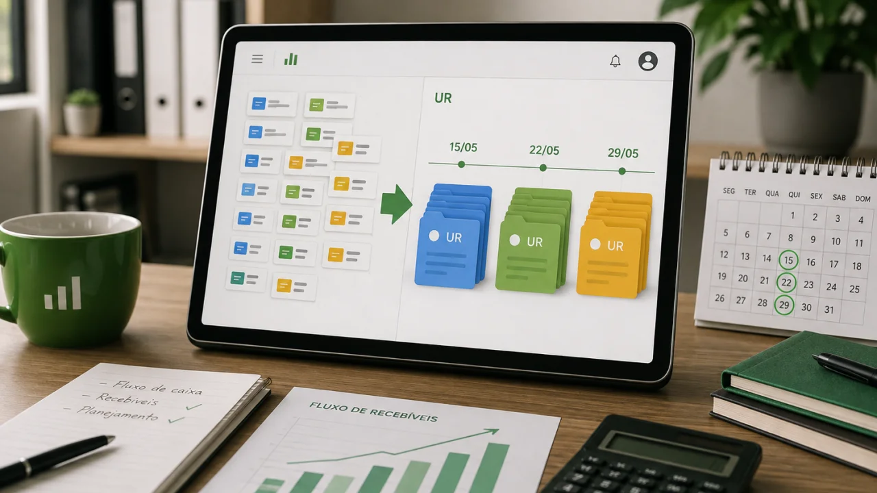 Unidade de recebíveis (UR): por que vendas futuras são agrupadas por bandeira e data